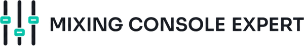 Logo Mischpult Experte (Mixing Console Expert)