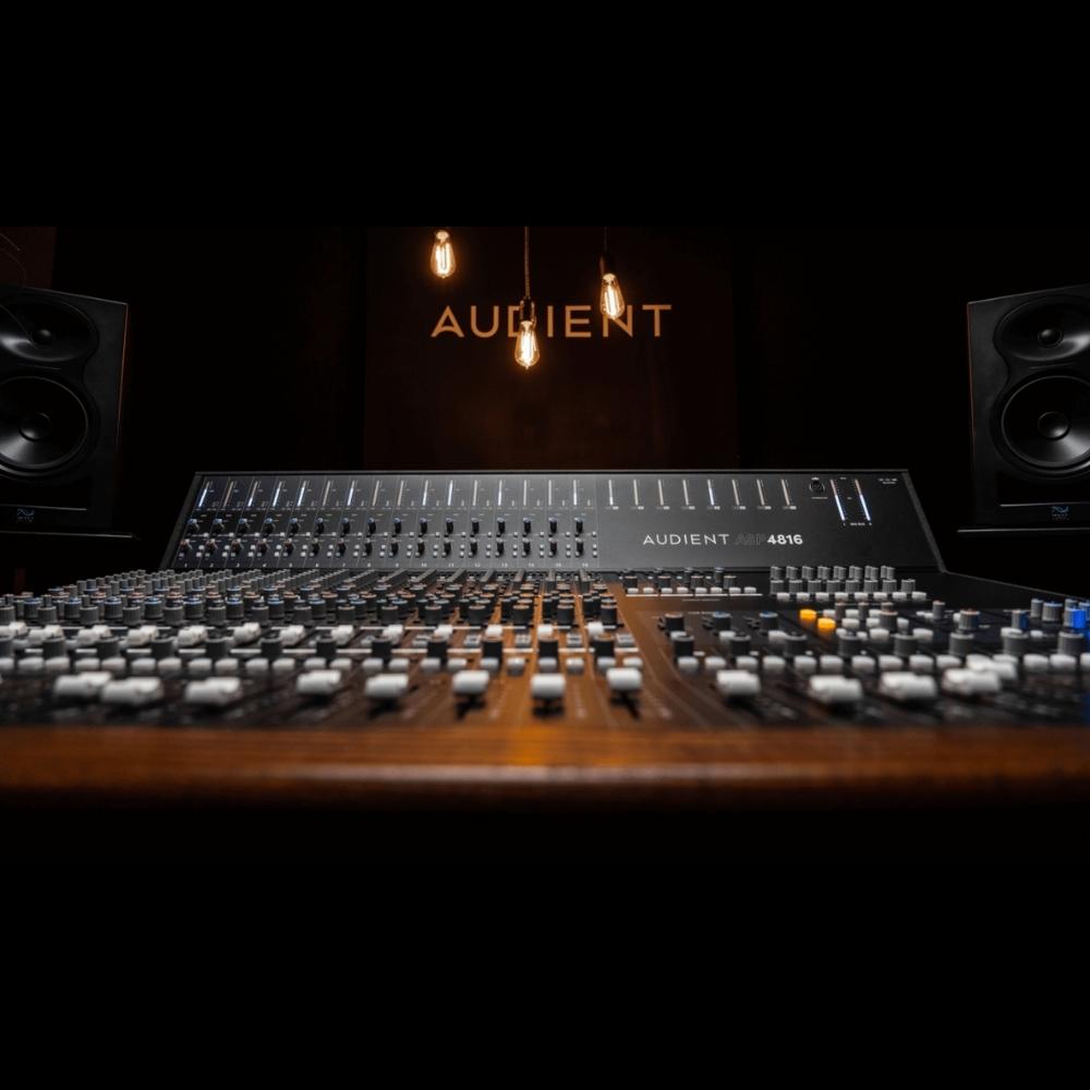 Audient ASP4816 SE analog mixing console for project and pro studios under 30,000 USD