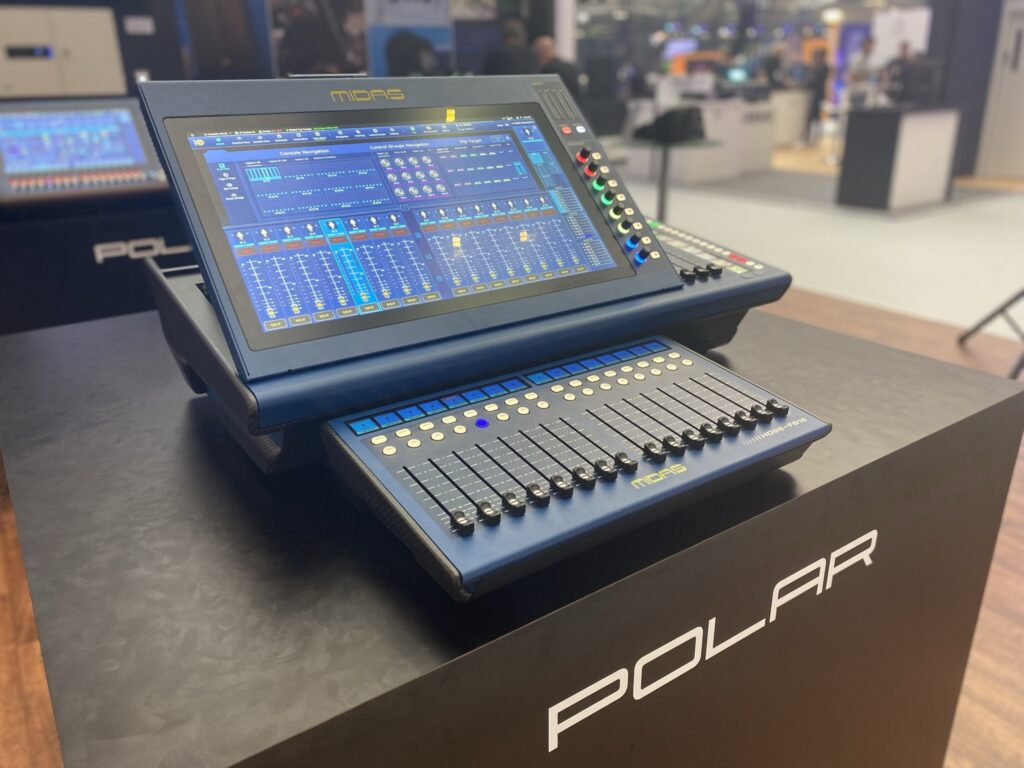 Midas HD96-Air digital mixing console with networked stage rack for live sound
