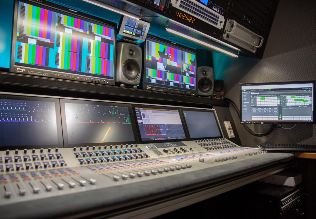 Calrec Summa broadcast mixing console as a complete TV broadcast facility solution