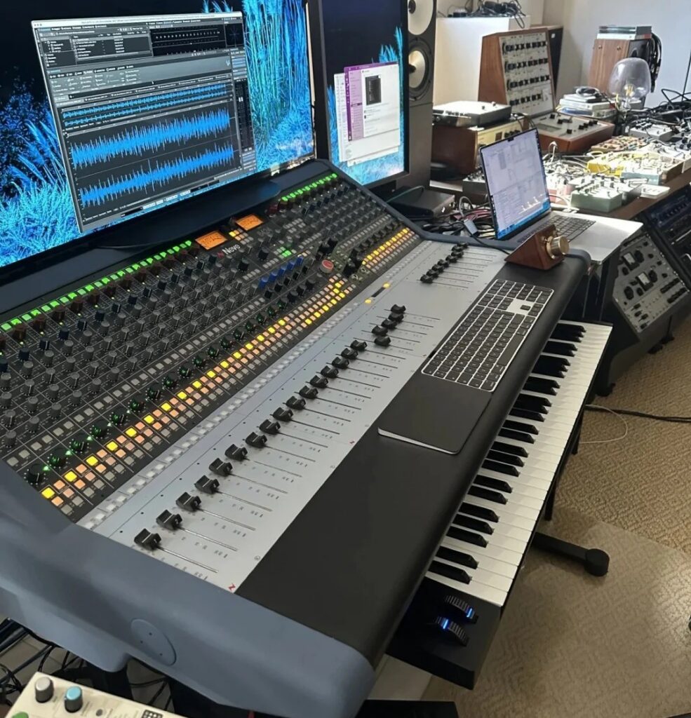 Modern Neve analog mixing console as a contemporary successor to the classic VR series flagship