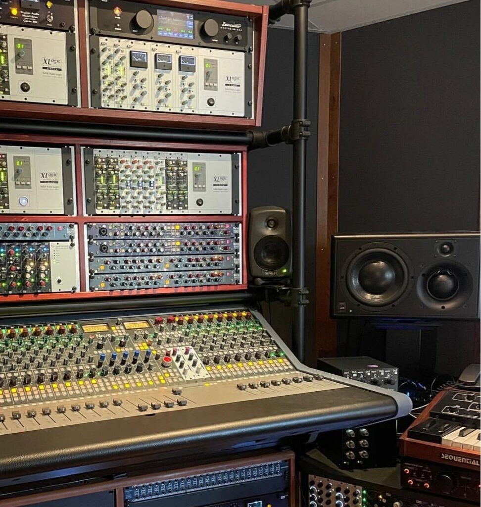 Neve 8424 modern small-format analog mixing console representing current Neve manufacturing