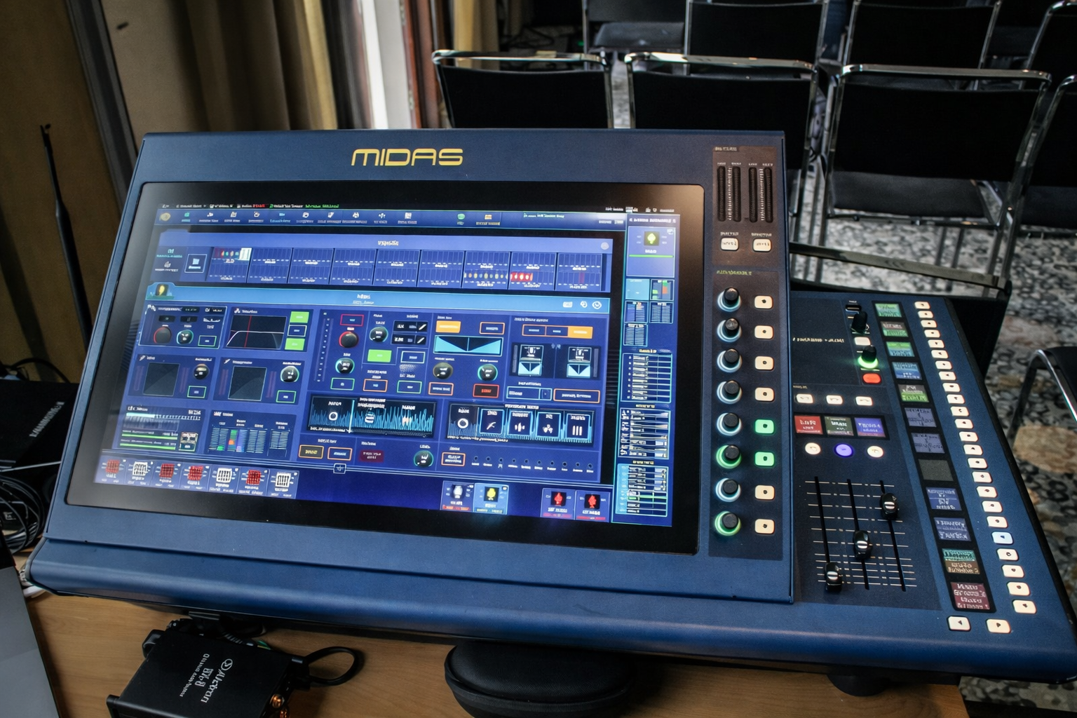 Midas HD96-AIR IP - console rackable broadcast IP