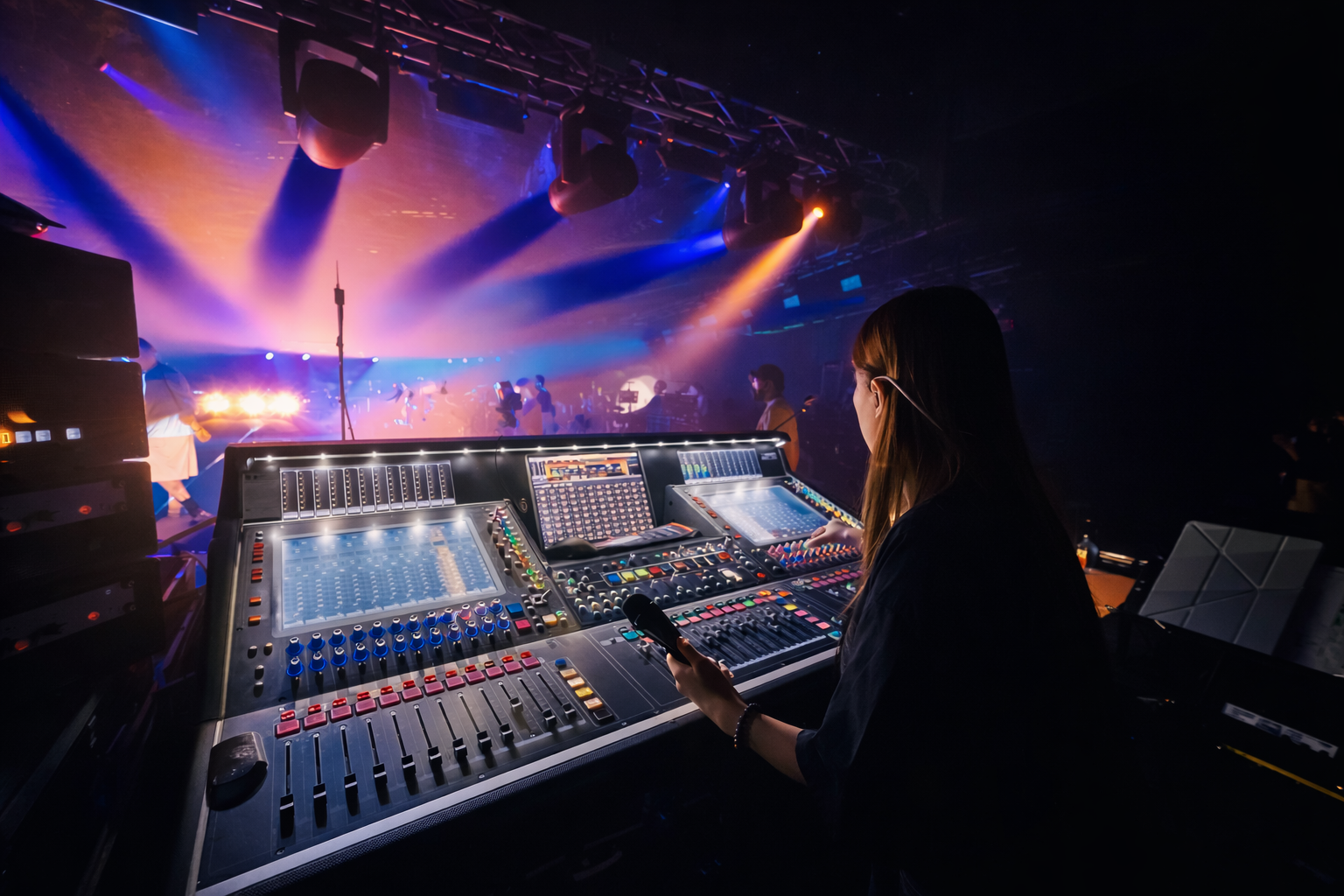 Console numérique pour sonoriser un groupe - guide pro